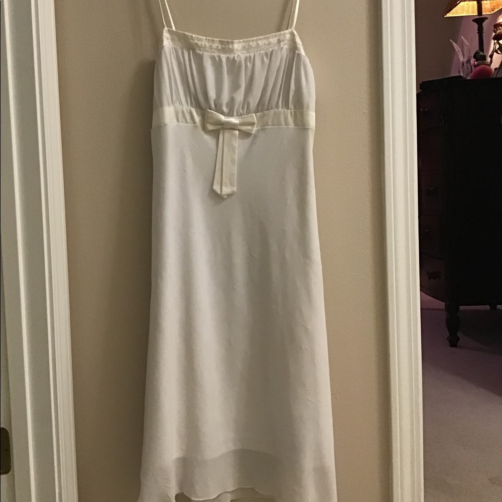 Fancy white dress